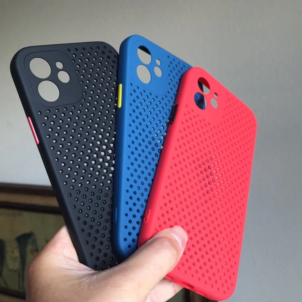 For iPhone 12 phone case with heat dissipation